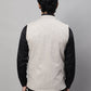 Even Apparels Men's Beige Pure Wool Nehru Jacket | Swadesiicart