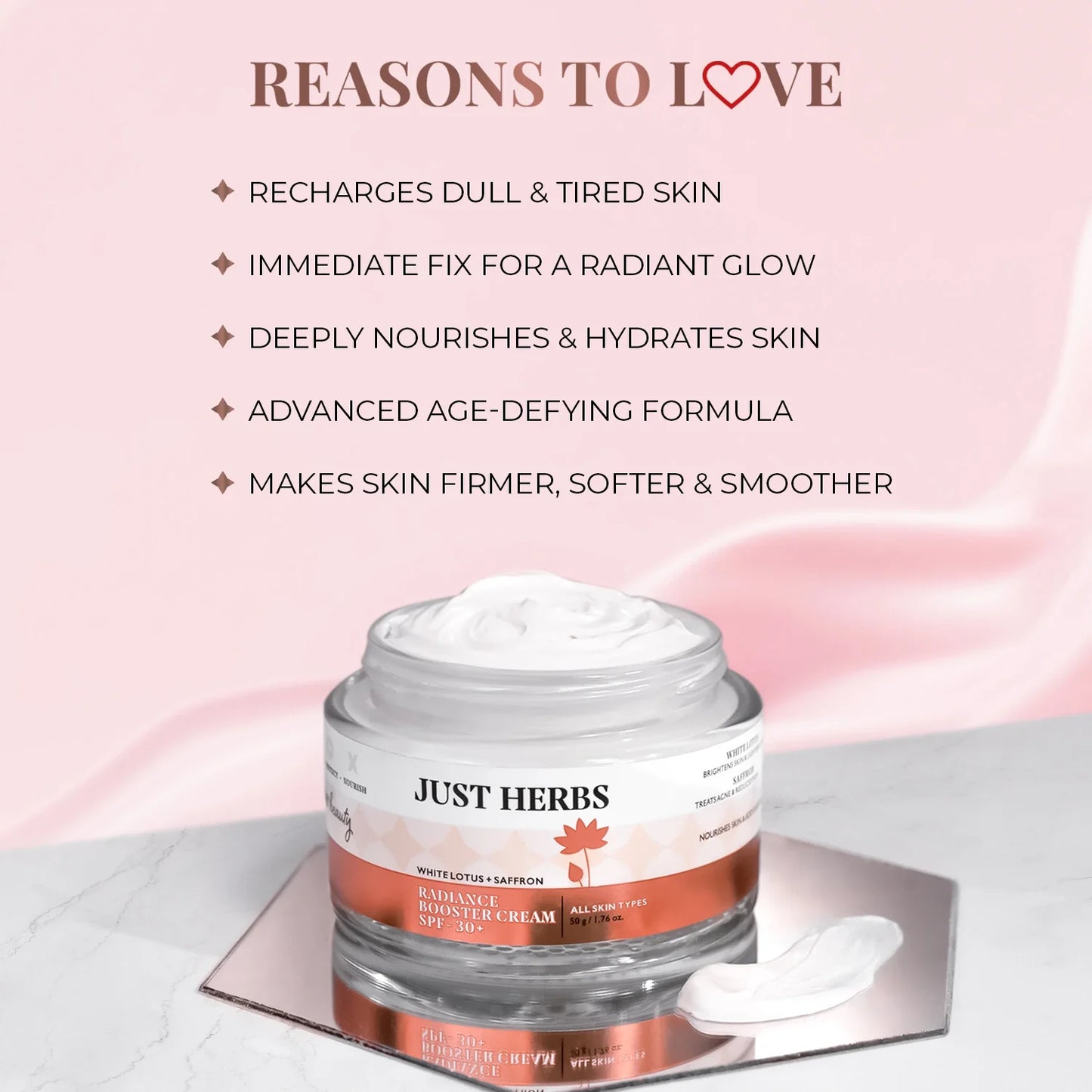 Radiance Booster Cream SPF 30+ with White Lotus and Saffron