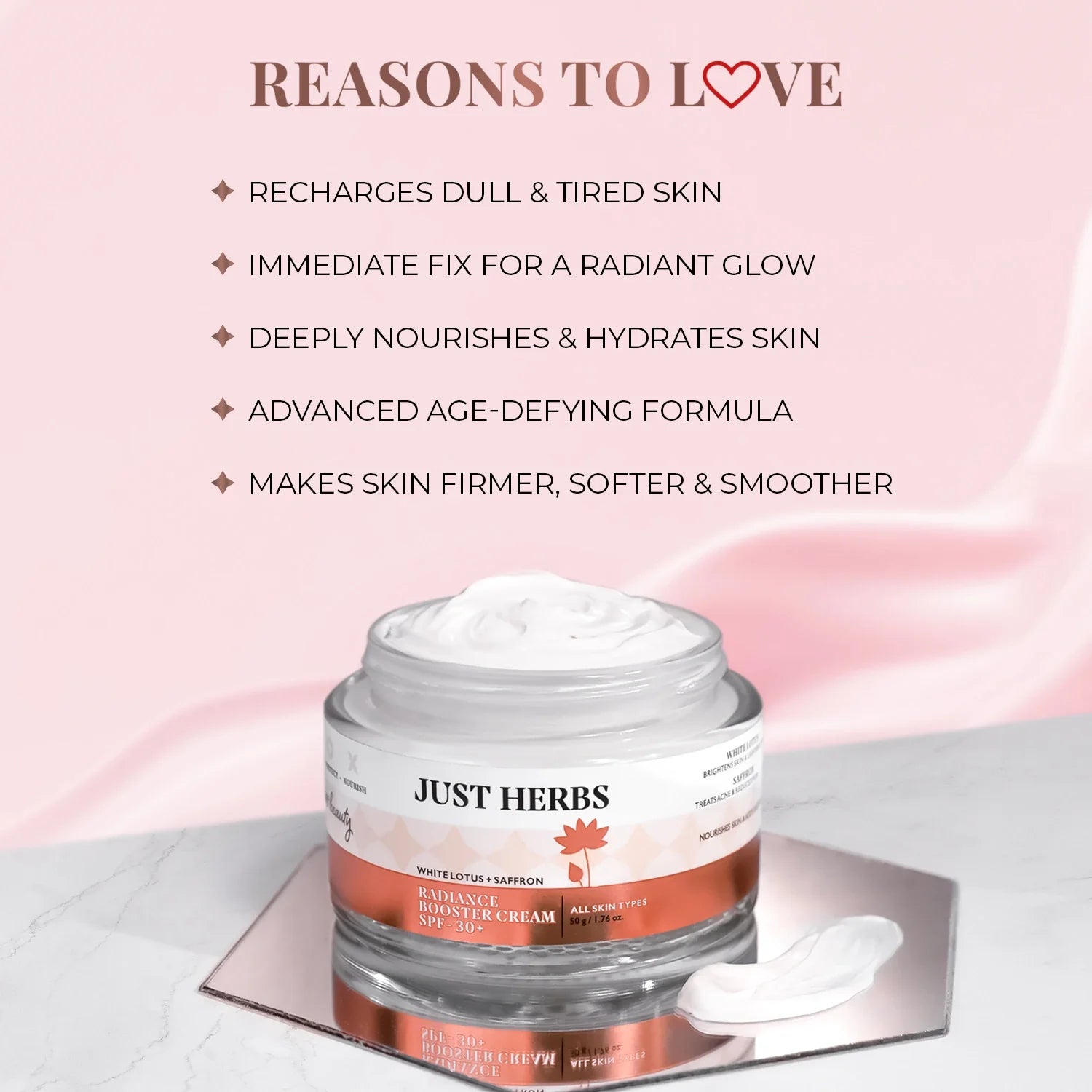 Radiance Booster Cream SPF 30+ with White Lotus and Saffron