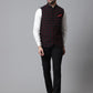 Even Apparels Men's Brown Nehru Jacket With Welt Pockets | Swadesiicart