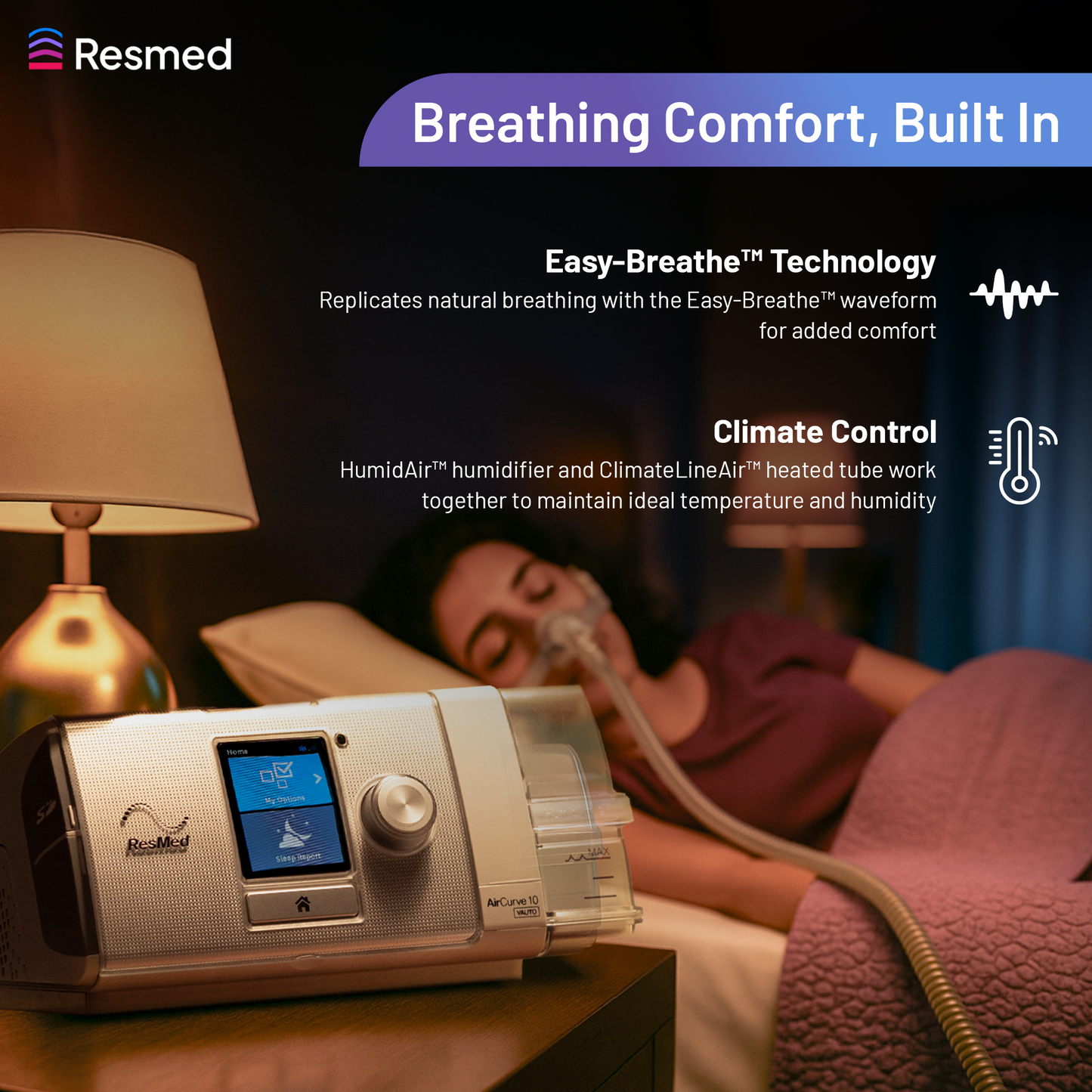 Combo - AirCurve 10 Vauto APAC Tri 4G (1 Mask + Extended Warranty)