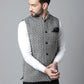 Even Apparels Men's Grey Pure Wool Nehru Jacket | Swadesiicart