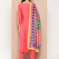 InWeave Women's Camelia Gota Angrakha Kurta Set W Yellow Orange Dupatta - Swadesiicart