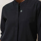 trueBrowns Black Cotton Linen Co-Ord Set - Swadesiicart