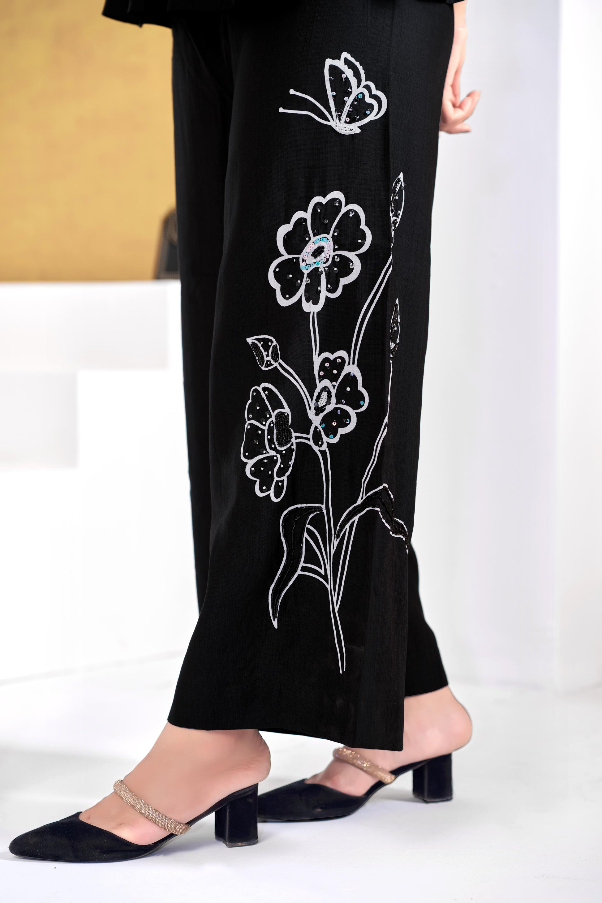 BulBul Nira Black Co-Ord Set - Swadesiicart