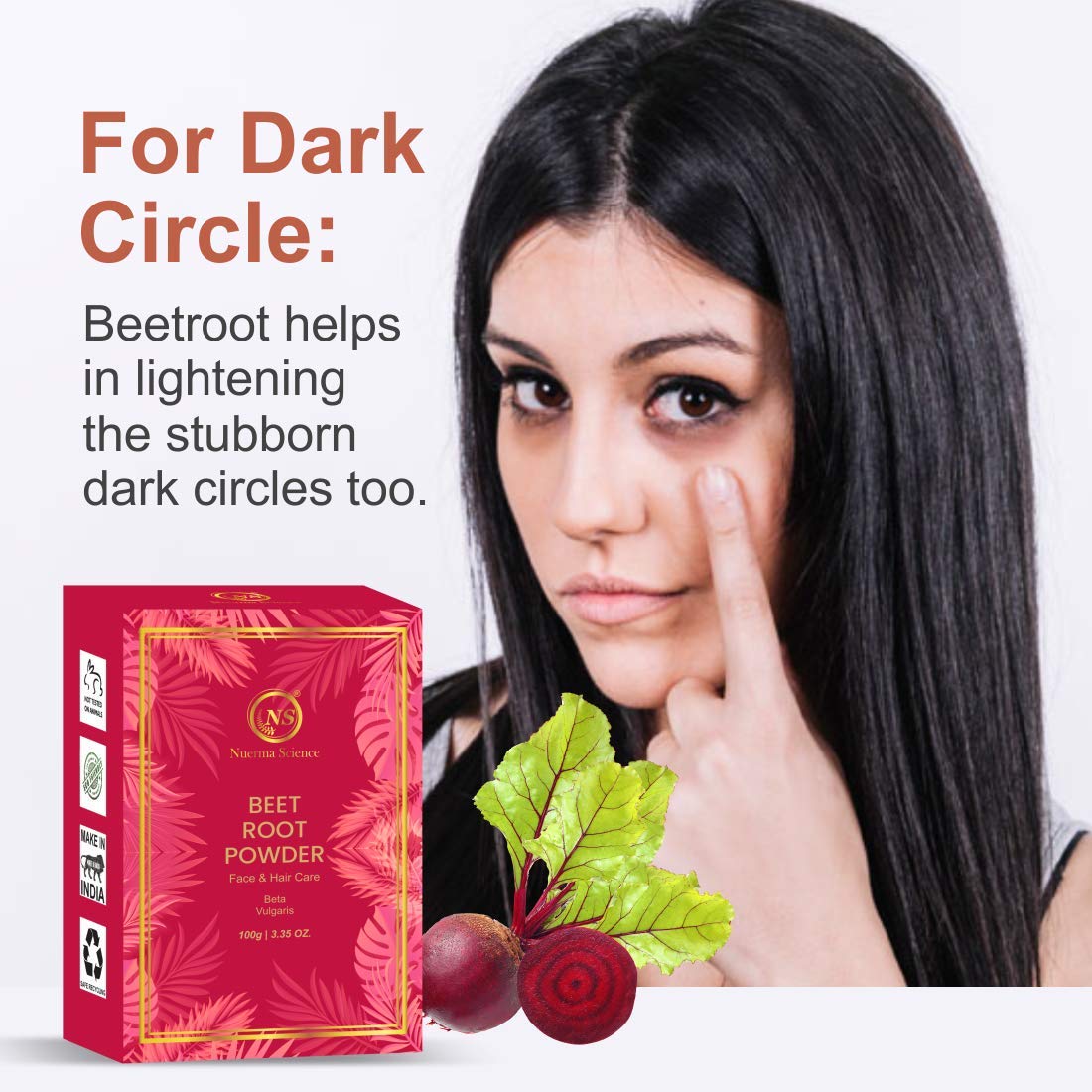 Nuerma Science Beetroot Powder 100% Organic | Swadesiicart