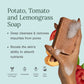 Ultra Moisturising & Luxury Organic Soap Fortified with Tomato + Potato