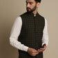 Even Apparels Men's Multi Mandarin Collar Waistcoat | Swadesiicart