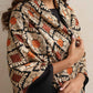 trueBrowns Black Embroidered Woollen Stole | Swadesiicart