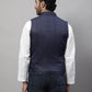 Even Apparels Men's Blue Nehru Jacket With Welt Pockets | Swadesiicart