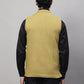 Even Apparels Men's Mustard Pure Wool Nehru Jacket | Swadesiicart