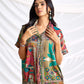 BulBul Kate Beige Chanderi Co-Ord Set - Swadesiicart