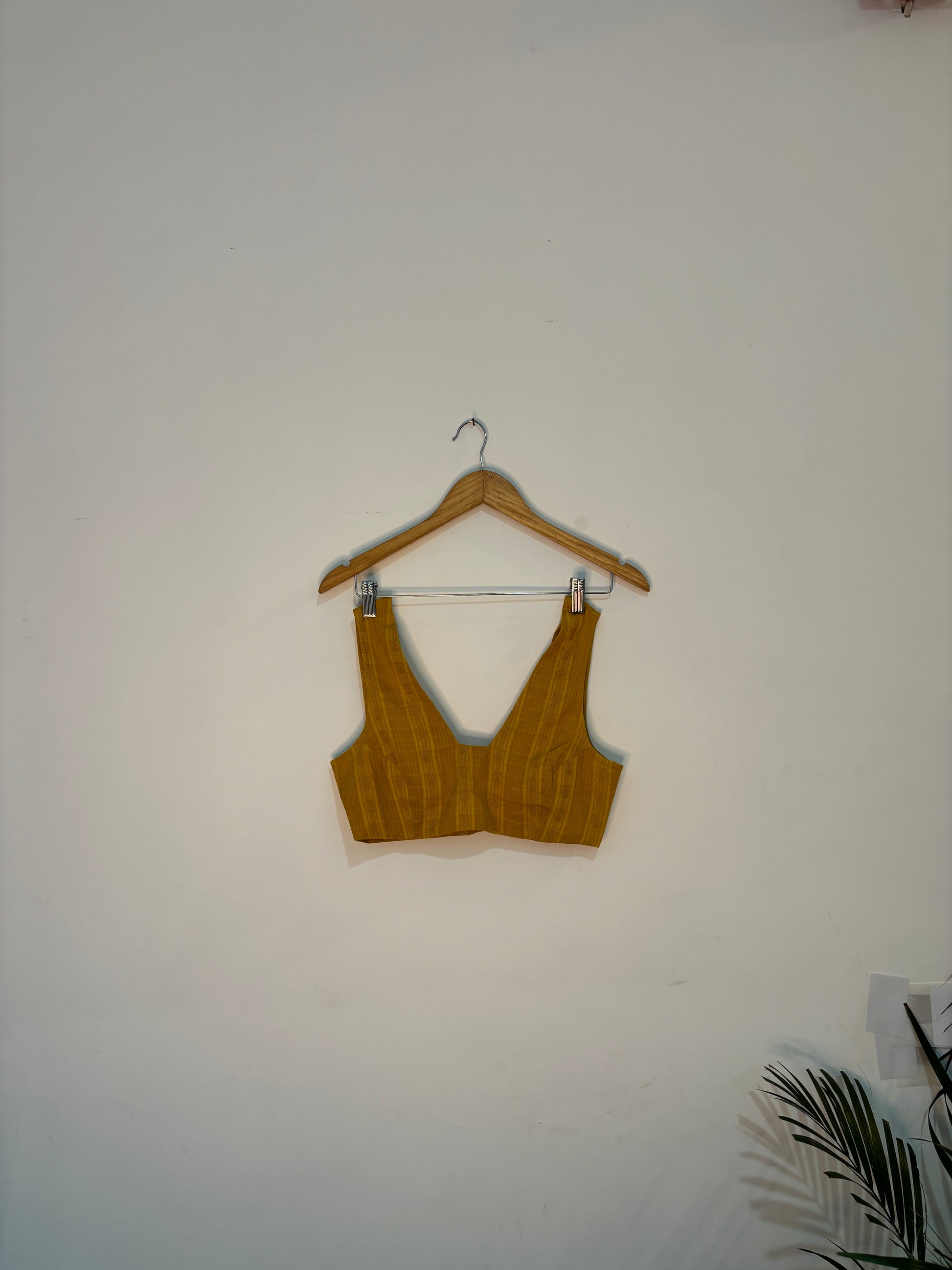 trueBrowns Mustard Jacket Top Pant Set | Swadesiicart