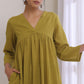 trueBrowns Avacado Green Dobby Flared Slit Kurta Pant Set | Swadesiicart