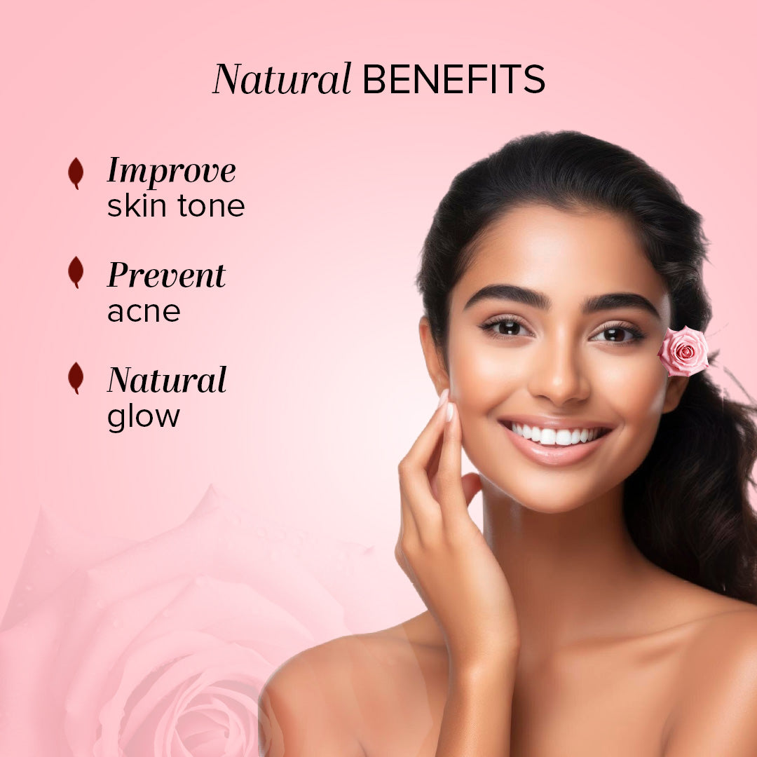 Khadi Natural Rose & Aloevera Facial Massage Gel - 100gm