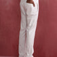trueBrowns Men's White Cotton Twill Pants | Swadesiicart