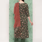 InWeave Women's Green Floral Motif Nyra Kurta Set With Dupatta - Swadesiicart
