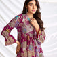 BulBul Ojasvi Red Chanderi Co-Ord Set - Swadesiicart