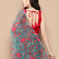 Ahalyaa Floral Poly Chiffon Saree | Swadesiicart