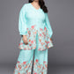 Ahalyaa Women Plus Size Tunic with Palazzos | Swadesiicart