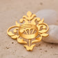 trueBrowns Gold-Polished Leaf Ring | Swadesiicart