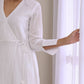 trueBrowns White Dobby Angrakha Kurta Pant Set | Swadesiicart