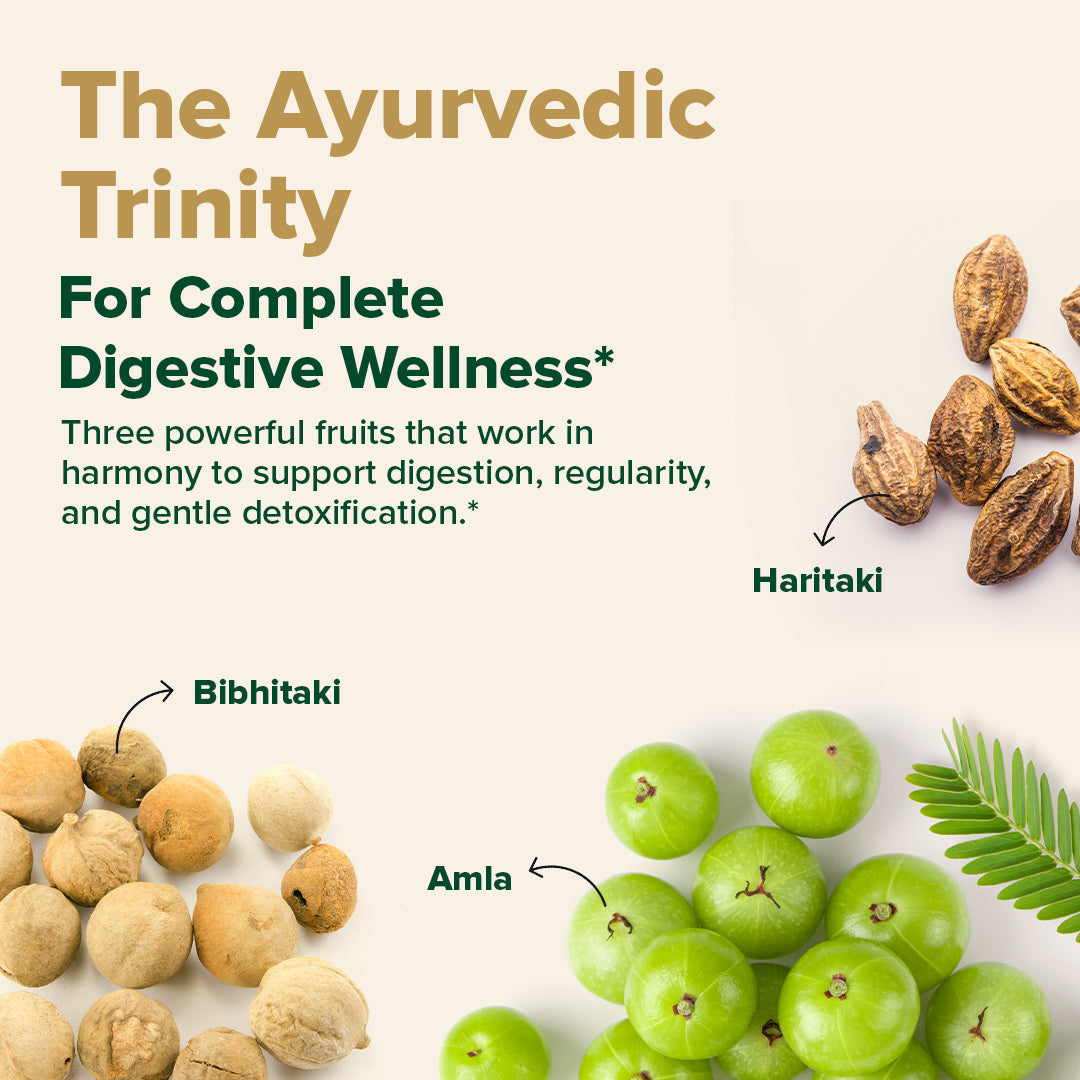 Triphala High Strength with Amla, Bibhitaki, Haritaki Extract