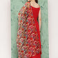 InWeave Women's Red Strappy Set W Camel Brown Or Duptta - Swadesiicart