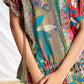 BulBul Kate Brown Chanderi Co-Ord Set - Swadesiicart