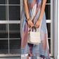 Noroke Pure Muslin Abstract Long Ruffled Tiered Dress - Printed | Swadesiicart