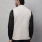 Even Apparels Men's Beige Nehru Jacket With Welt Pockets | Swadesiicart