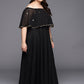 Ahalyaa Plus Size Off-Shoulder Maxi Ethnic Dress | Swadesiicart