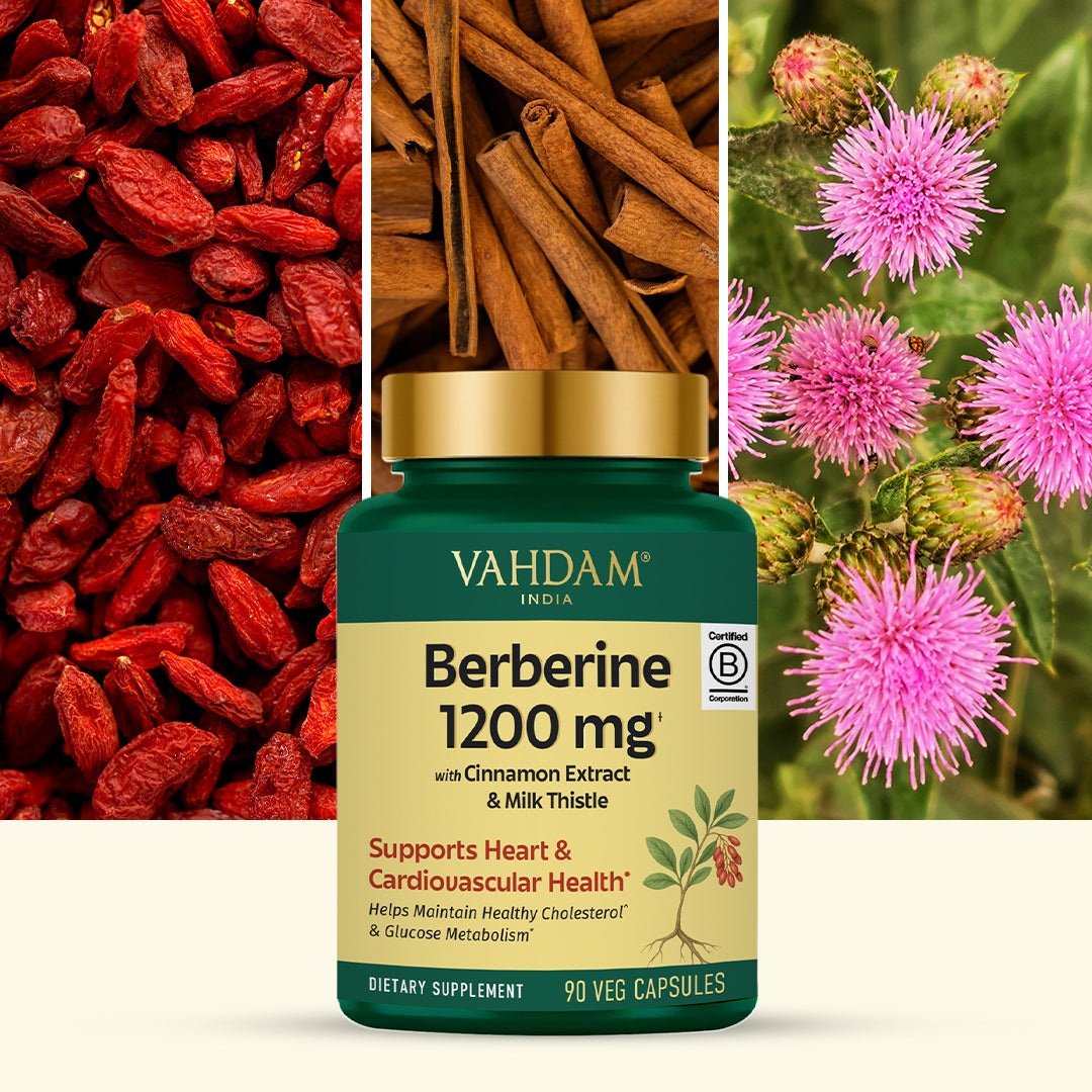 Berberine 1200 mg with Cinnamon Extract & Milk Thistle