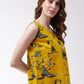 InWeave Quirky Sleeveless Top - Swadesiicart