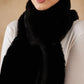 InWeave Women's Black Faux Fur Neck Warmer - Swadesiicart