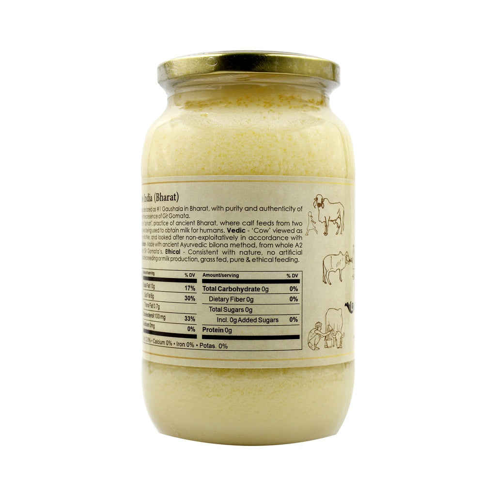 Gir Ahinsak Gau Ghee (A2) Bilona - A2 Ghee, Traditional Bilona Ghee, Desi Pure Breed Gir Gaumata (A2) - Swadesiicart