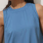trueBrowns Blue Viscose Solid Co-ord Set - Swadesiicart