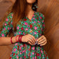 Pomcha Jaipur Surangi Kalidar Cotton Anarkali Set | Swadesiicart