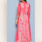 Ahalyaa Women Floral Printed Top with Palazzos & Shrug | Swadesiicart