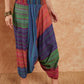 InWeave Women's Blue Multi Colour Harem Pant - Swadesiicart