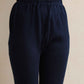 trueBrowns Navy Woollen Leggings | Swadesiicart