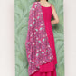 InWeave Women's Fuchsia Strappy Set W Magenta Camelia Cr Dupatta - Swadesiicart