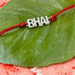 trueBrowns 925 Sterling Silver Bhai Thread Rakhi | Swadesiicart
