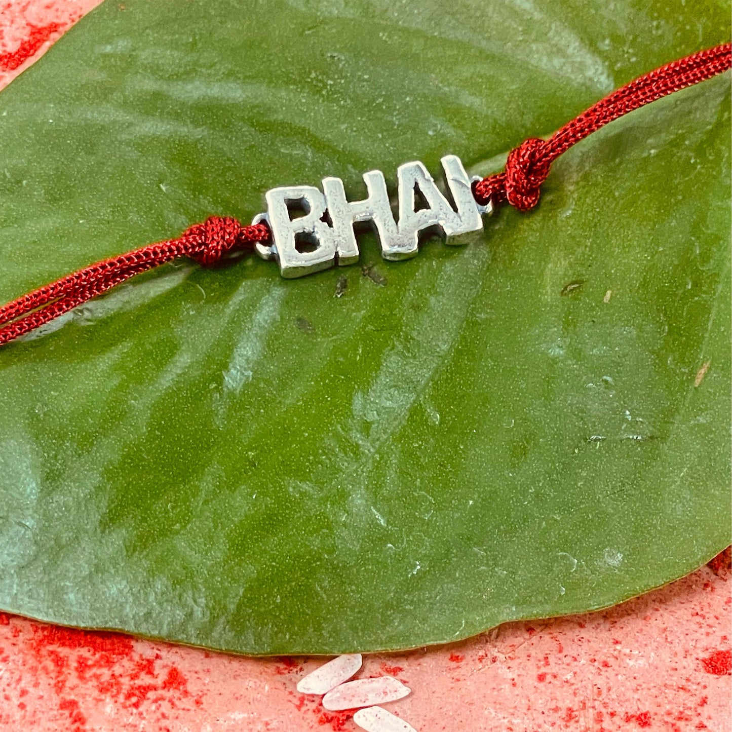 trueBrowns 925 Sterling Silver Bhai Thread Rakhi | Swadesiicart