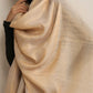 trueBrowns Beige Weave Woollen Stole | Swadesiicart