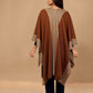 trueBrowns Brown Woollen Kaftan Cape | Swadesiicart