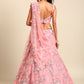 House of Panchhi PINK Net Sequins with heavy Zarkan embroidery Lehenga choli & Dupatta | Swadesiicart