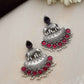 trueBrowns Silver Tone Elephant Dangle Earrings - Swadesiicart