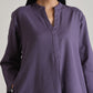 trueBrowns Plum Purple Relaxed Fit Co-Ord Set - Swadesiicart