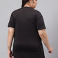 MKH Plus Size Typography Printed Drop Shoulder Sleeves Relaxed Fit Dri-FIT Sports T-Shirt - Swadesiicart